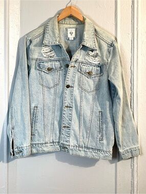 Billabong Light Wash Oversized Denim Jacket